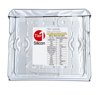 300mm Silicon test wafers